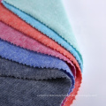 Fashion textiles fleece rayon nylon polyester hacci tela knit brushed fabric